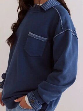 Free People We The Free Wallace Pullover Size S